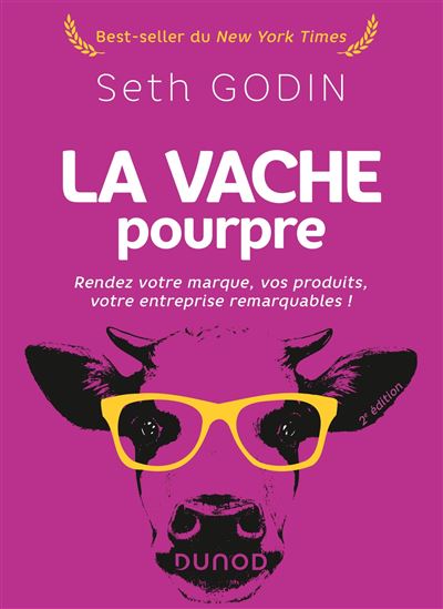 Couverture du livre "La vache pourpre" - Seth Godin 