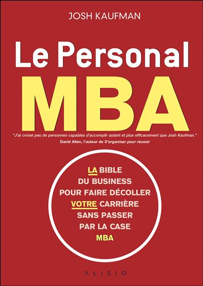 Couverture du livre "Le Personal MBA" - Josh Kaufman