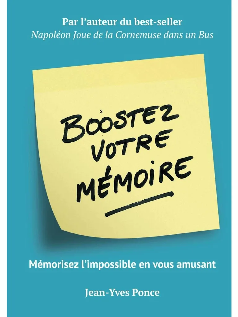 Couverture du livre "Booster votre mémoire" - Jean-Yves Ponce