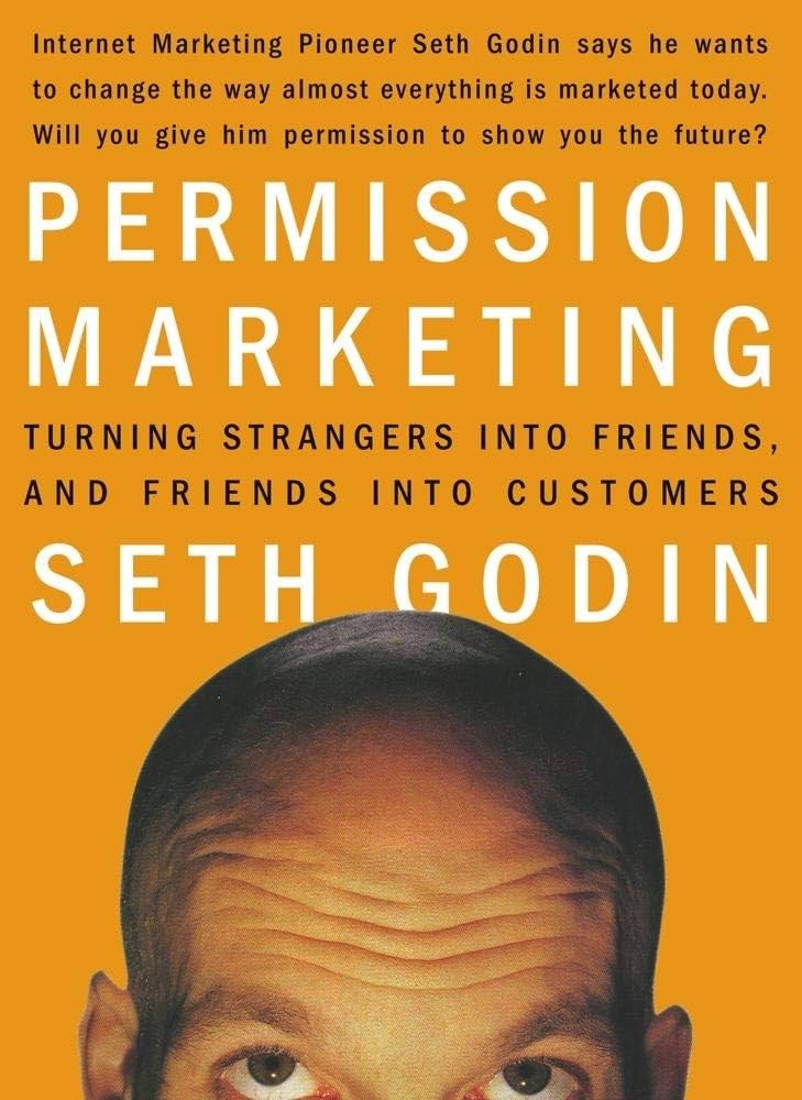 Couverture du livre "Permission Marketing" - Seth Godin